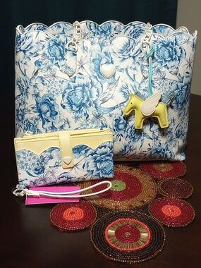 Betsey Johnson Tote And Wallet